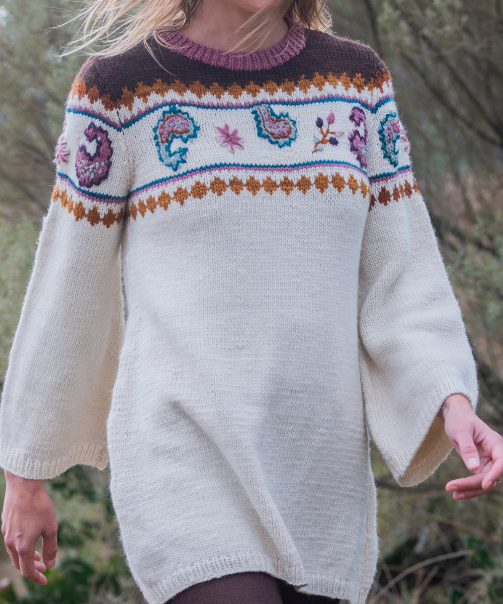 Vestido Midi Paisley